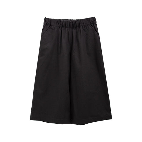 Merely Made Relaxed Skirt Pants Black 24FML260PT Front Degli Uberti